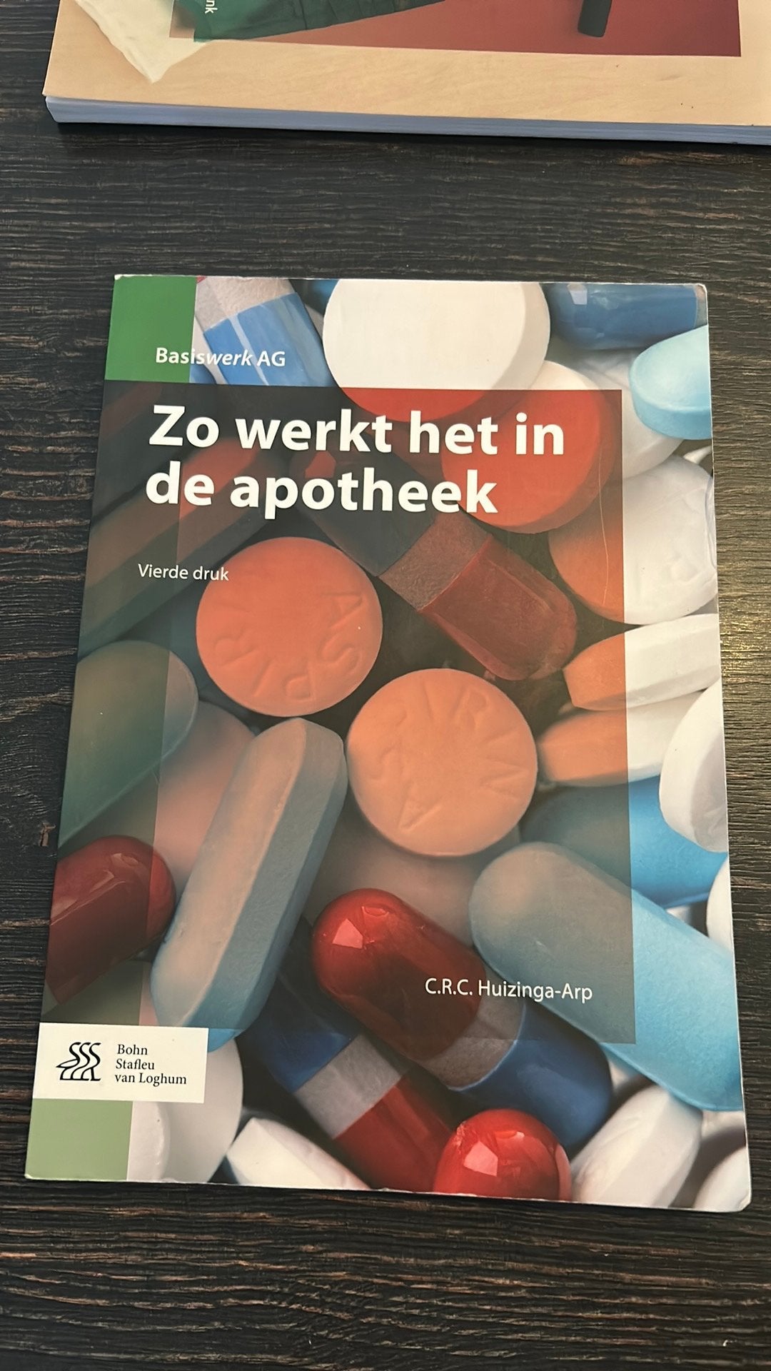 J.R.Mentink & C.R.C Huizinga-Arp zo werkt het in de apotheek, Boeken, Ophalen of Verzenden, Gelezen, Overige niveaus, Overige vakken
