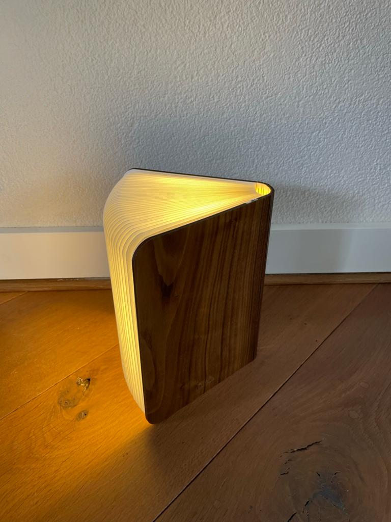 Lumio boeklamp (origineel) - walnoot cover, Ophalen, Nieuw