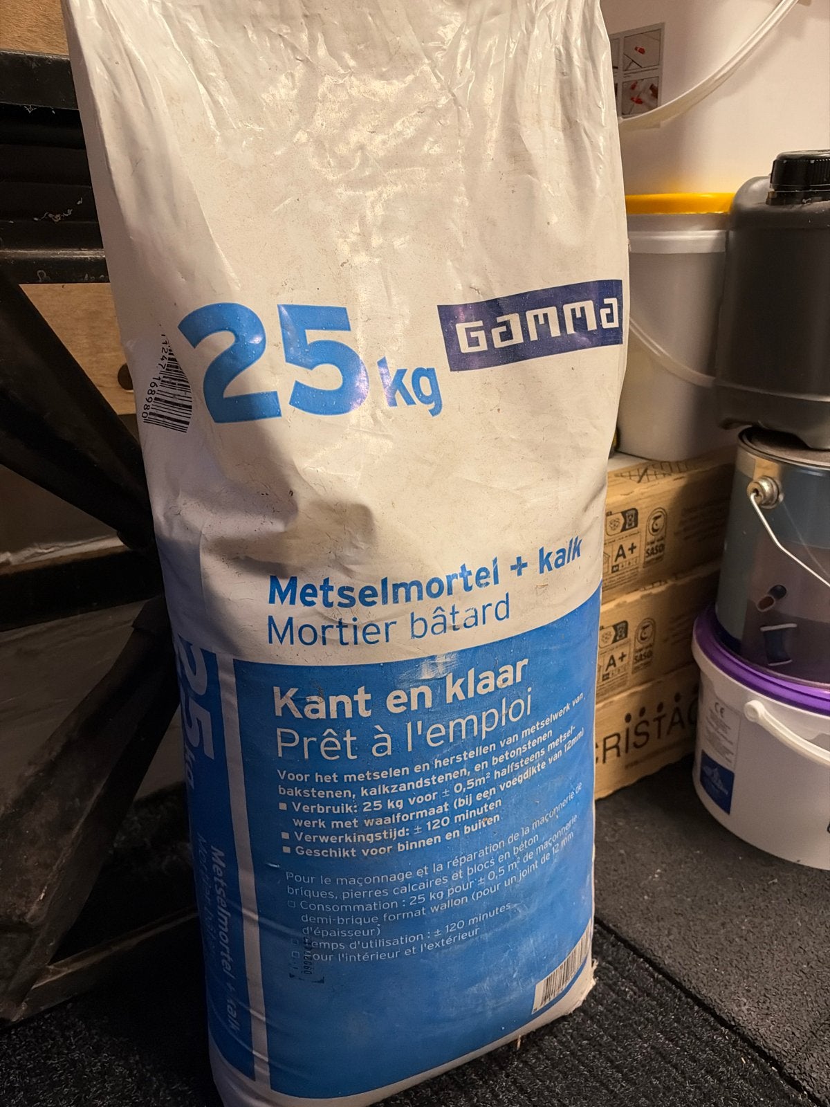 Metselmortel 25kg, Ophalen, Nieuw