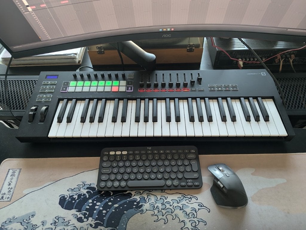 Novation Launchkey 49 MK3 – MIDI Keyboard Controller, Midi-aansluiting, Zo goed als nieuw, Ophalen, 49 toetsen