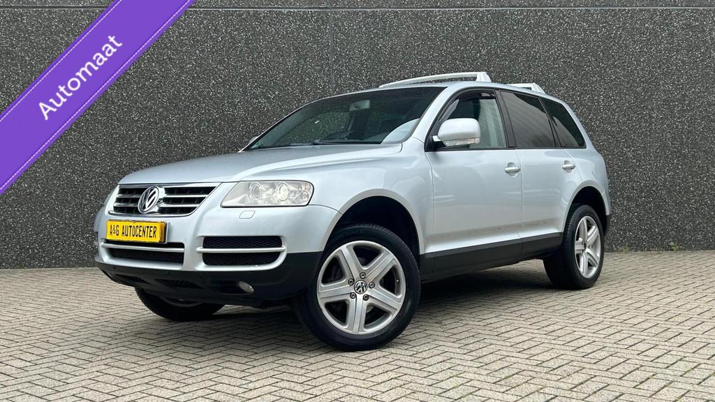 Vw Touareg 3.2 4x4 V6/220 PK/Cruise/Leer/Navi/Xenon/Trekhaak, Automaat, Gebruikt, 3189 cc, Leder