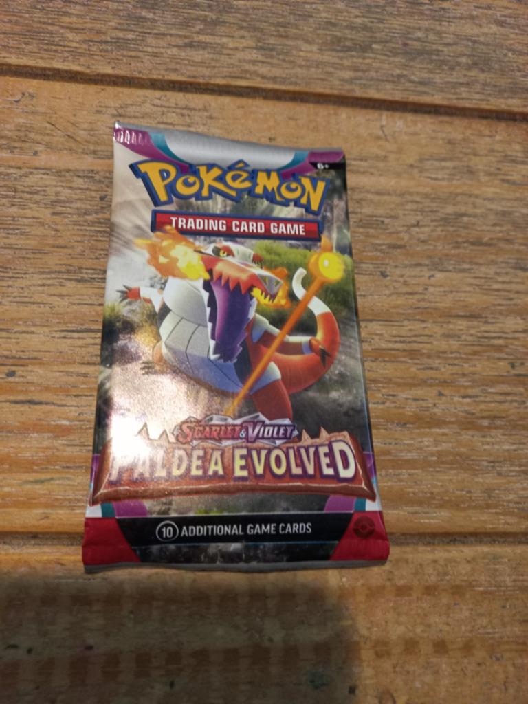 Paldea evolved booster, Hobby en Vrije tijd, Verzamelkaartspellen | Pokémon, Ophalen of Verzenden, Nieuw, Booster, Foil