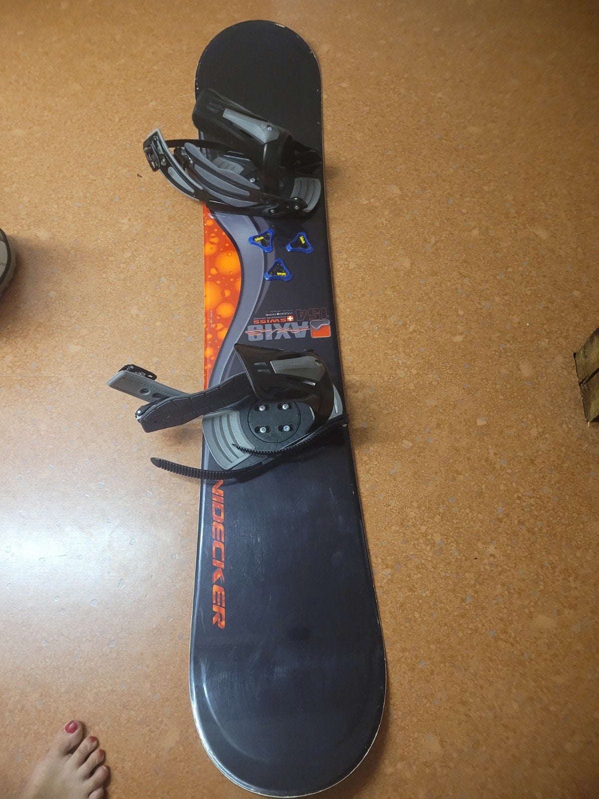 Snowboard Nidecker Axis atis, moet geslepen worden), Ophalen, Gebruikt, Board