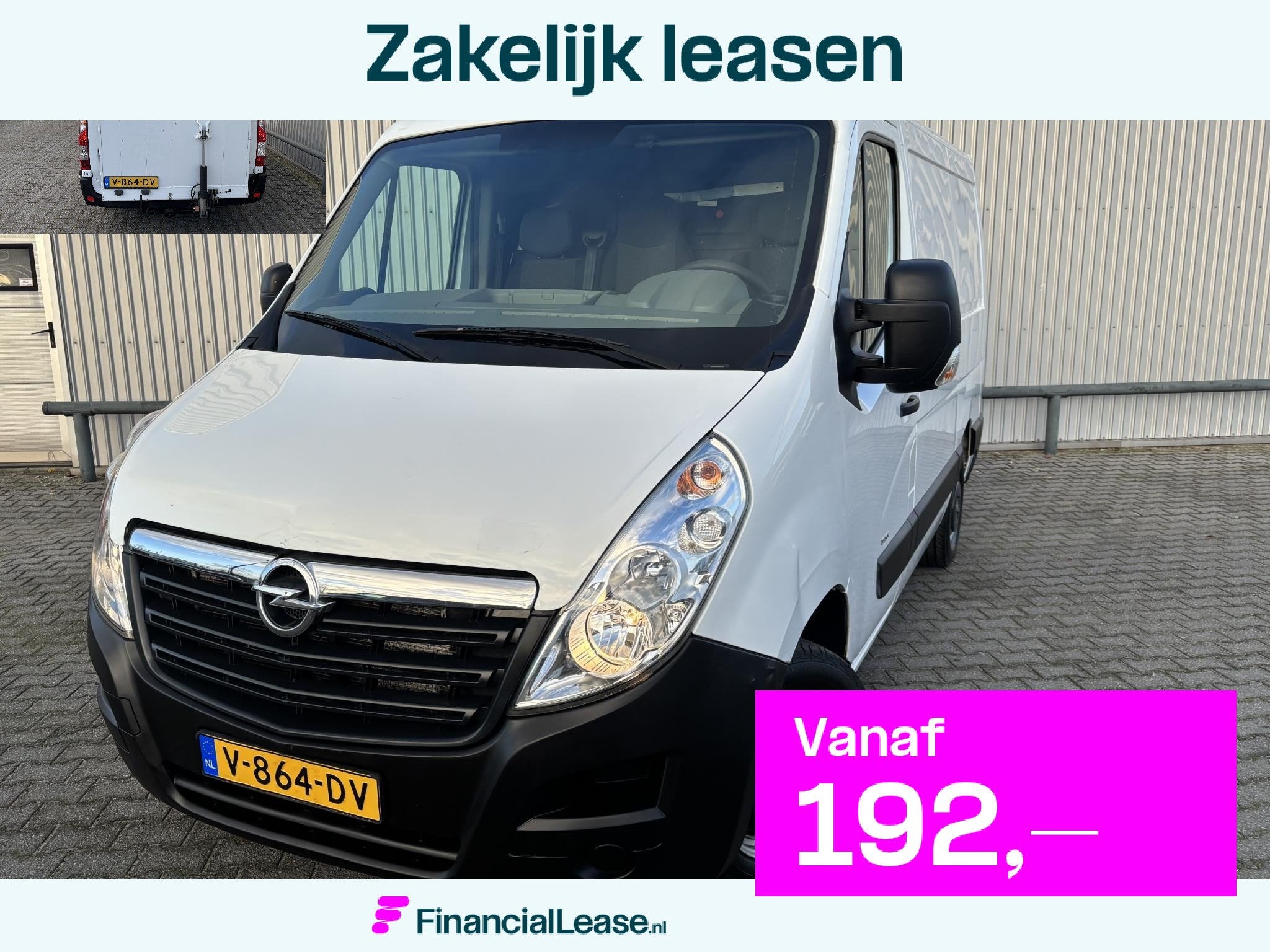 Opel Movano 2.3 CDTI L2H1*A/C*CRUISE*LAADKLEP*3PERS*TEL*2500, Stof, Gebruikt, 4 cilinders, Origineel Nederlands