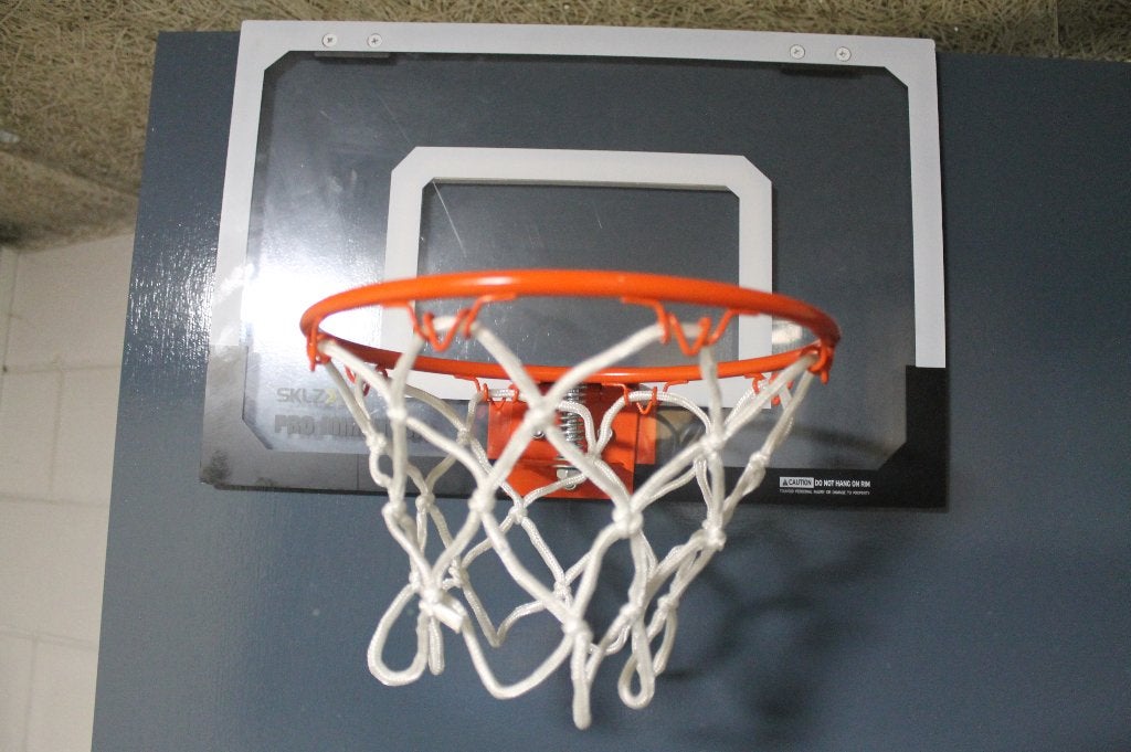Mini basketbal bord, Sport en Fitness, Ophalen, Zo goed als nieuw, Ring, Bord of Paal