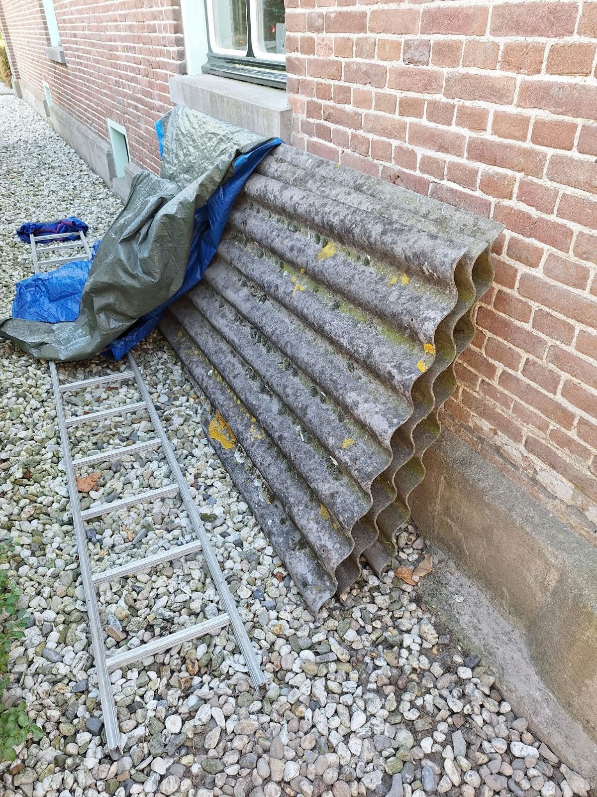 dakplaten 3stuks 235x100, Doe-het-zelf en Verbouw, Dakpannen en Dakbedekking, Ophalen, Overige materialen, 5 tot 10 m², Dakplaat of Dakpanplaat