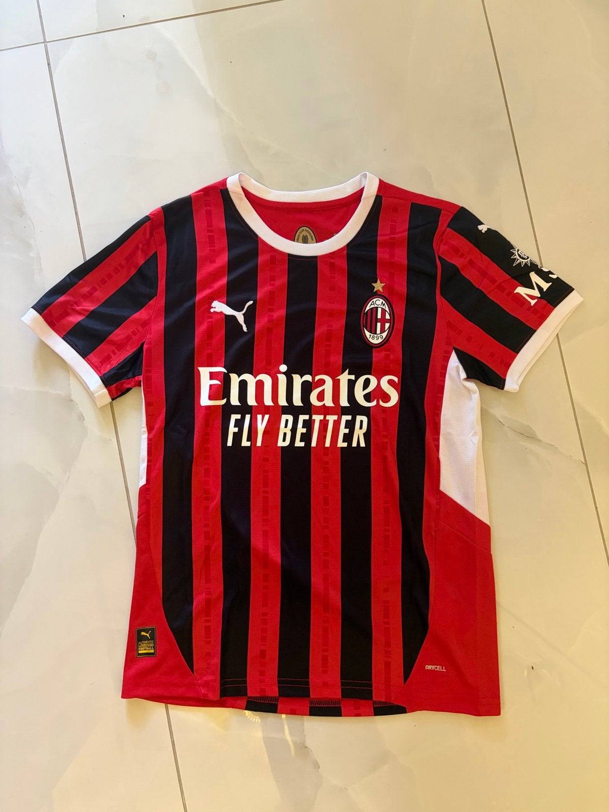 AC Milan Thuisshirt Maat S, Ophalen of Verzenden, Voetbal, Gedragen, Rood