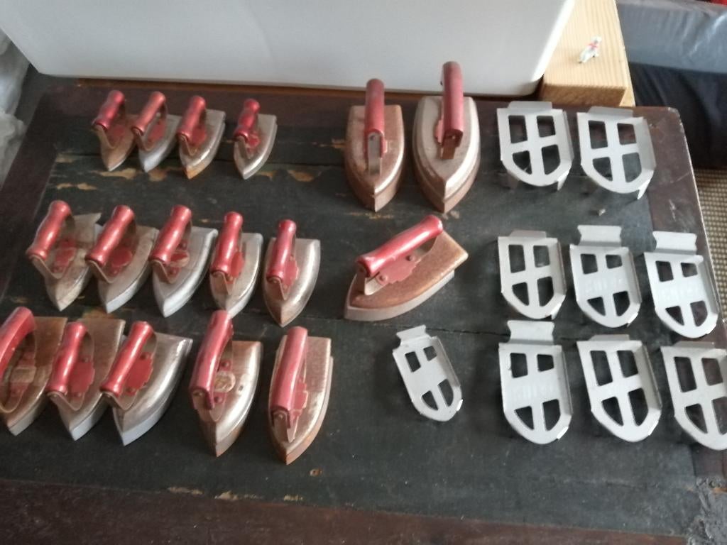 verzameling speel strijkijzertjes jaren 1950, Antiek en Kunst, Ophalen