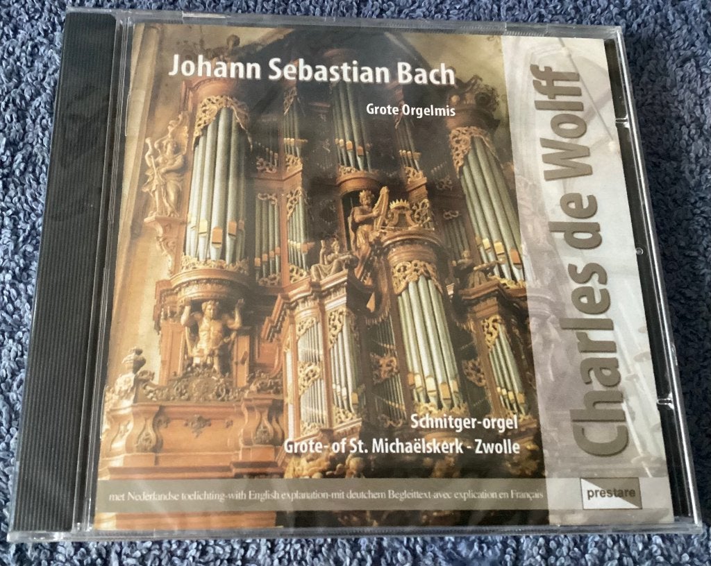 Bach Grote Orgelmis Charles de Wolff Zwolle CD nieuw, Overige typen, Ophalen of Verzenden, Nieuw in verpakking, Barok