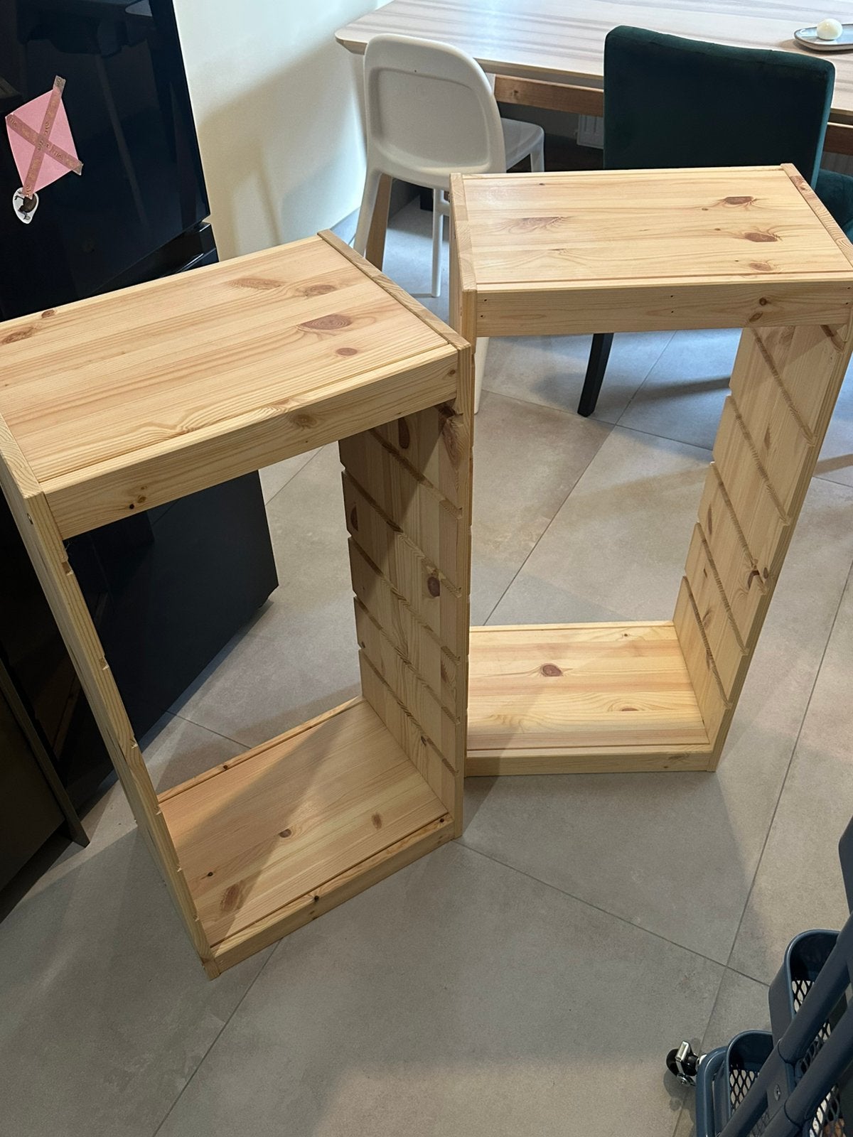 2 x licht gebeitst grenen ikea trofast kast staand, Huis en Inrichting, Ophalen, Zo goed als nieuw