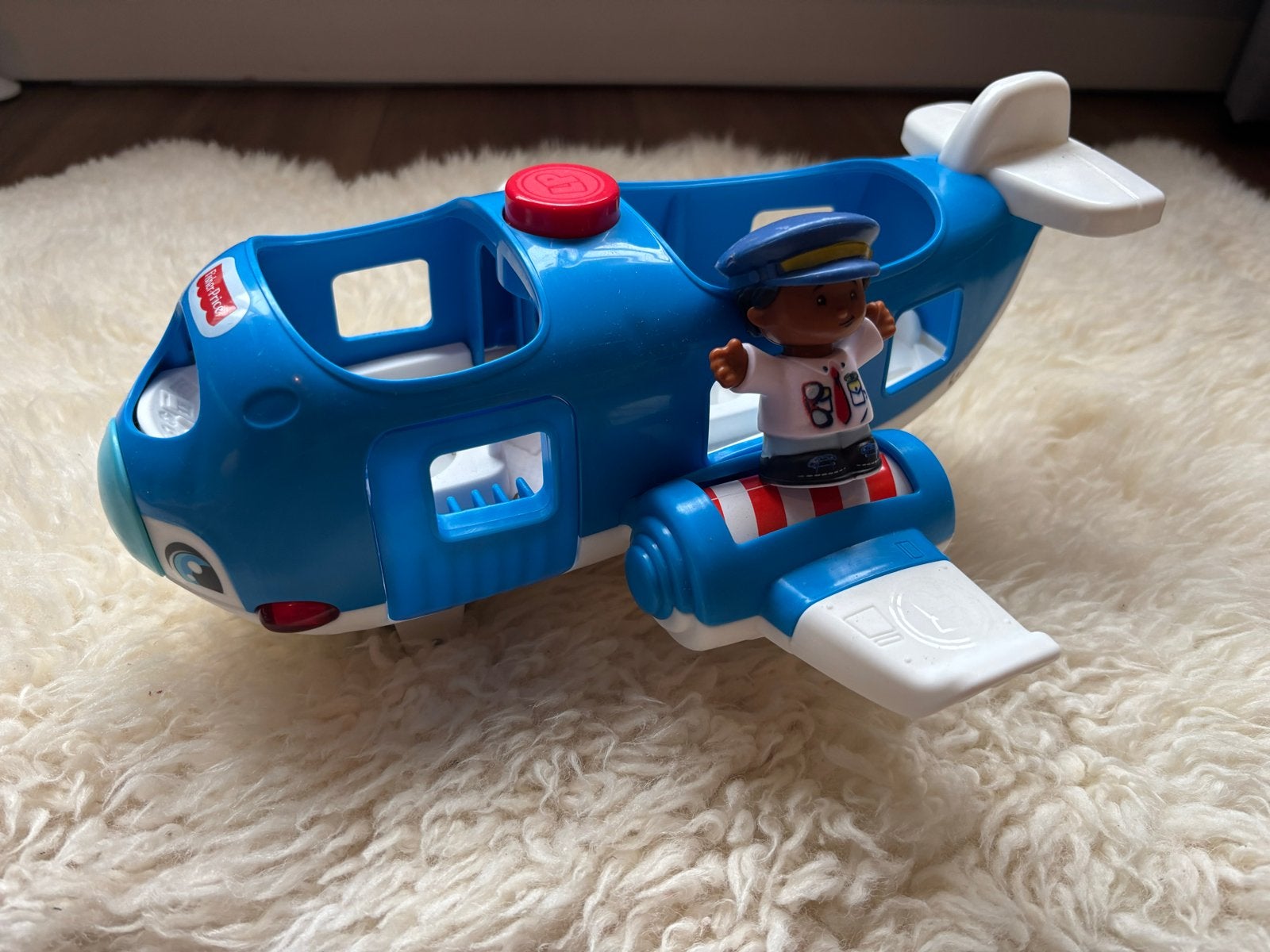 Playmobil vliegtuig met piloot - Gebruikt, goede staat, Gebruikt, Complete set, Voertuig, Ophalen of Verzenden