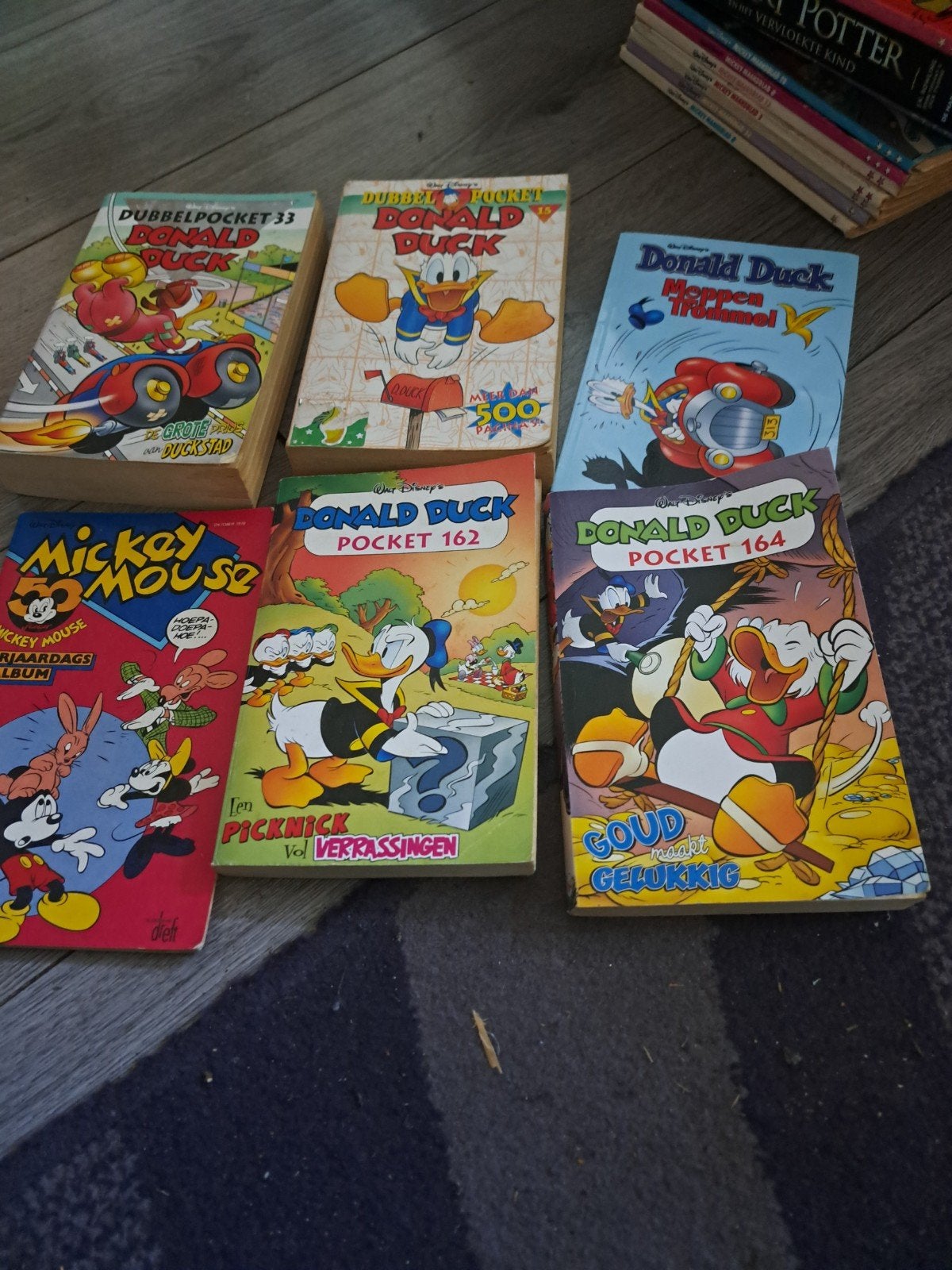 Donald Duck en Mickey Mouse stripboeken - 6 stuks, Meerdere stripboeken, Ophalen of Verzenden, Gelezen