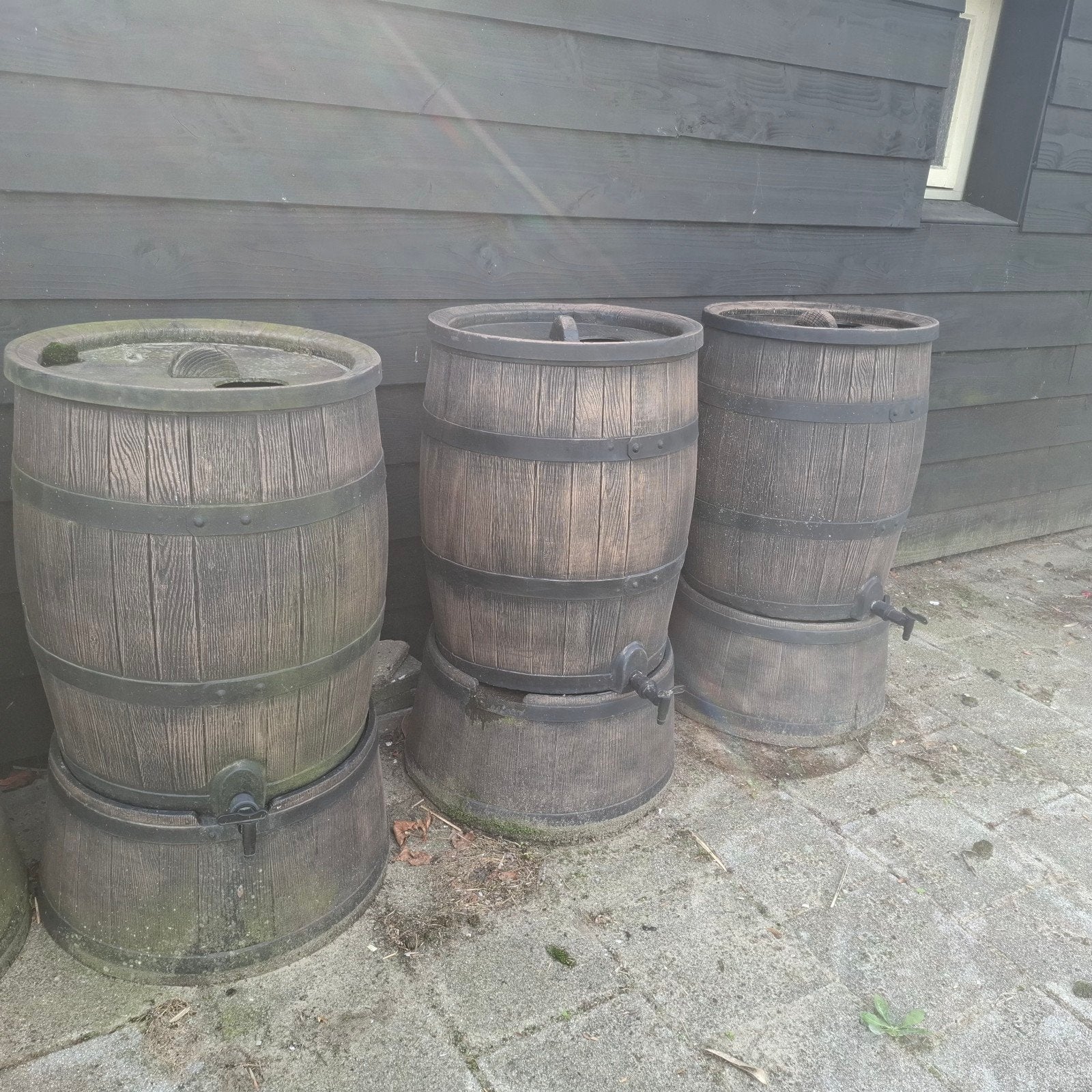 regenton, Tuin en Terras, Ophalen, Kunststof, Gebruikt, Met kraantje