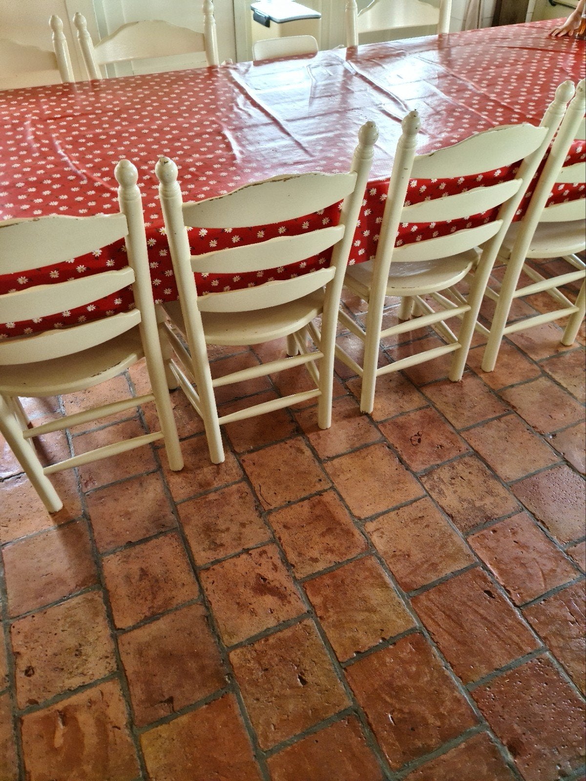 Talen houten boeren keukenstoelen, Ophalen