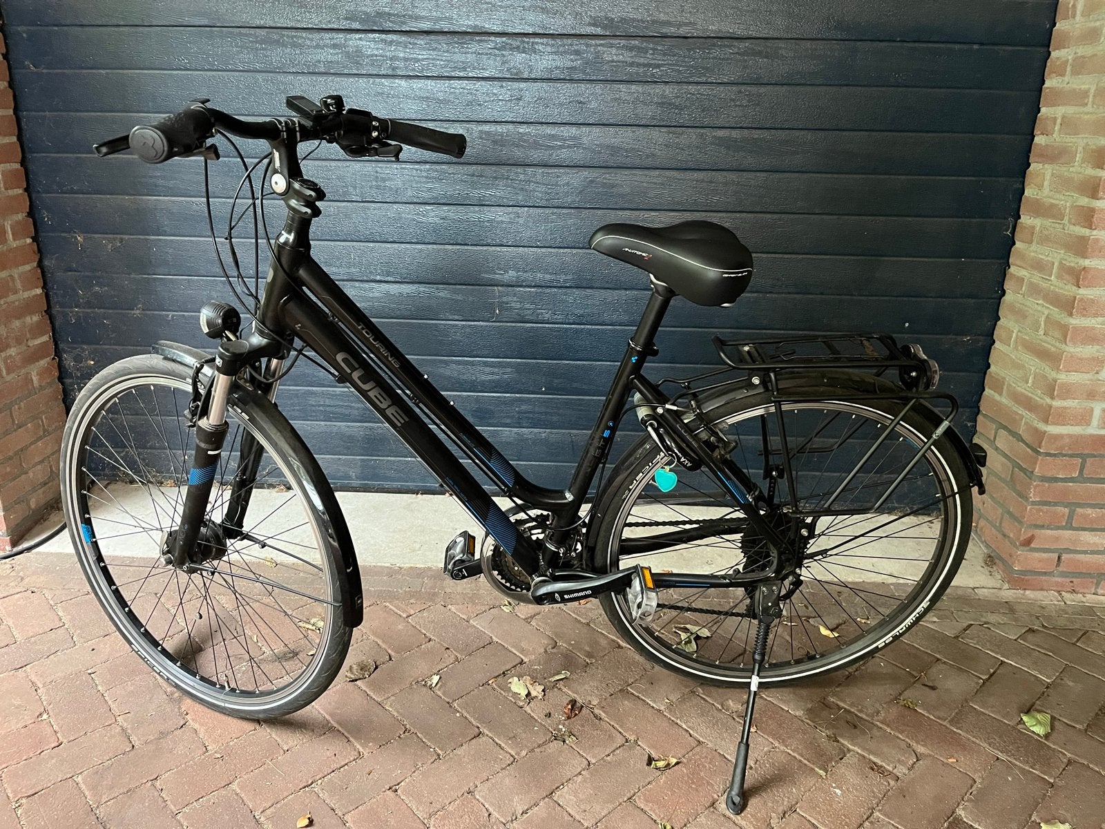 Cube Touring Damesfiets, 28 inch, Velgrem, Meer dan 20 versnellingen, Ophalen