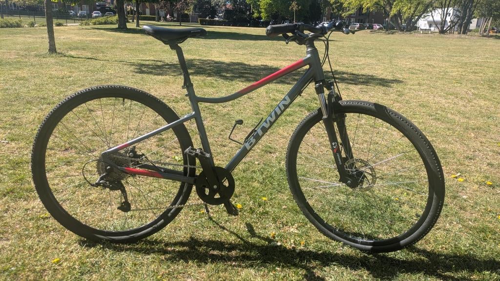 Btwin Riverside 500 maat S, Fietsen en Brommers, Fietsen | Jongens, Gebruikt, Versnellingen, Schijfrem, Ophalen