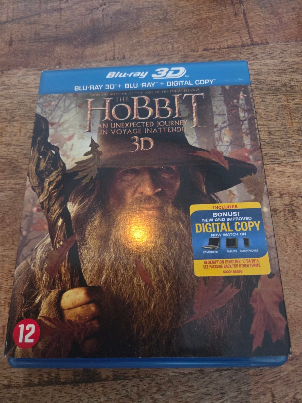 the hobbit blu rays (2012)Ian mcallen, Ophalen of Verzenden, Zo goed als nieuw