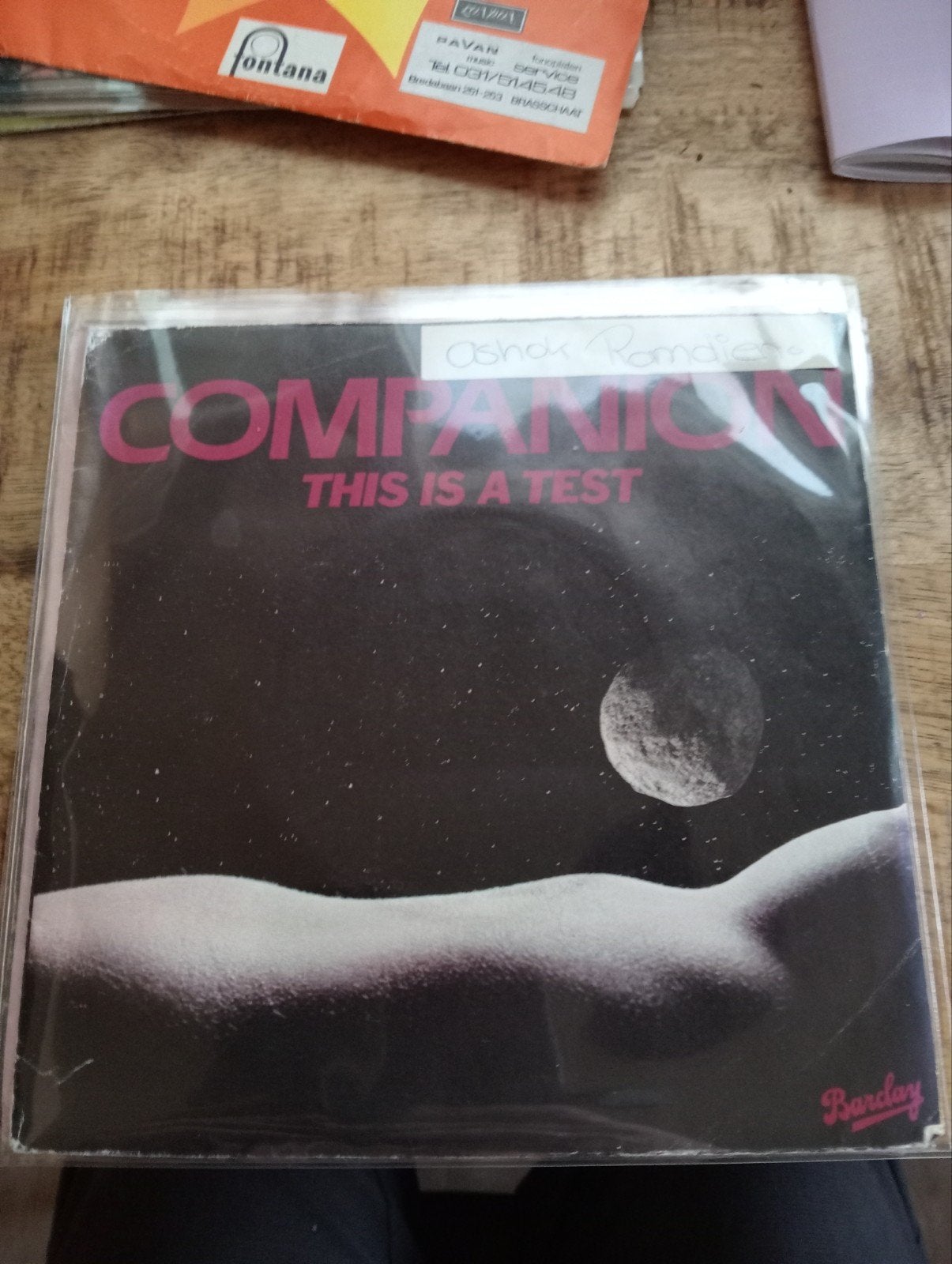 companion - this is a test, Ophalen of Verzenden, Zo goed als nieuw, Pop