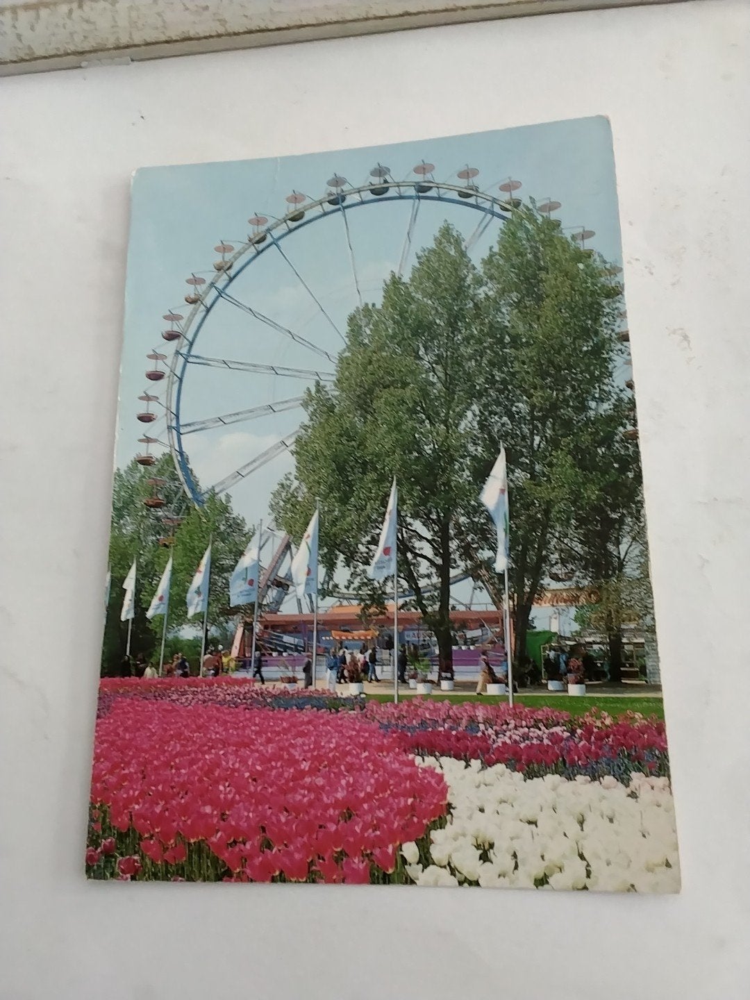 Ansichtkaart Bundesgartenschau Dortmund 1991 - Reuzenrad, Verzamelen, Ophalen of Verzenden