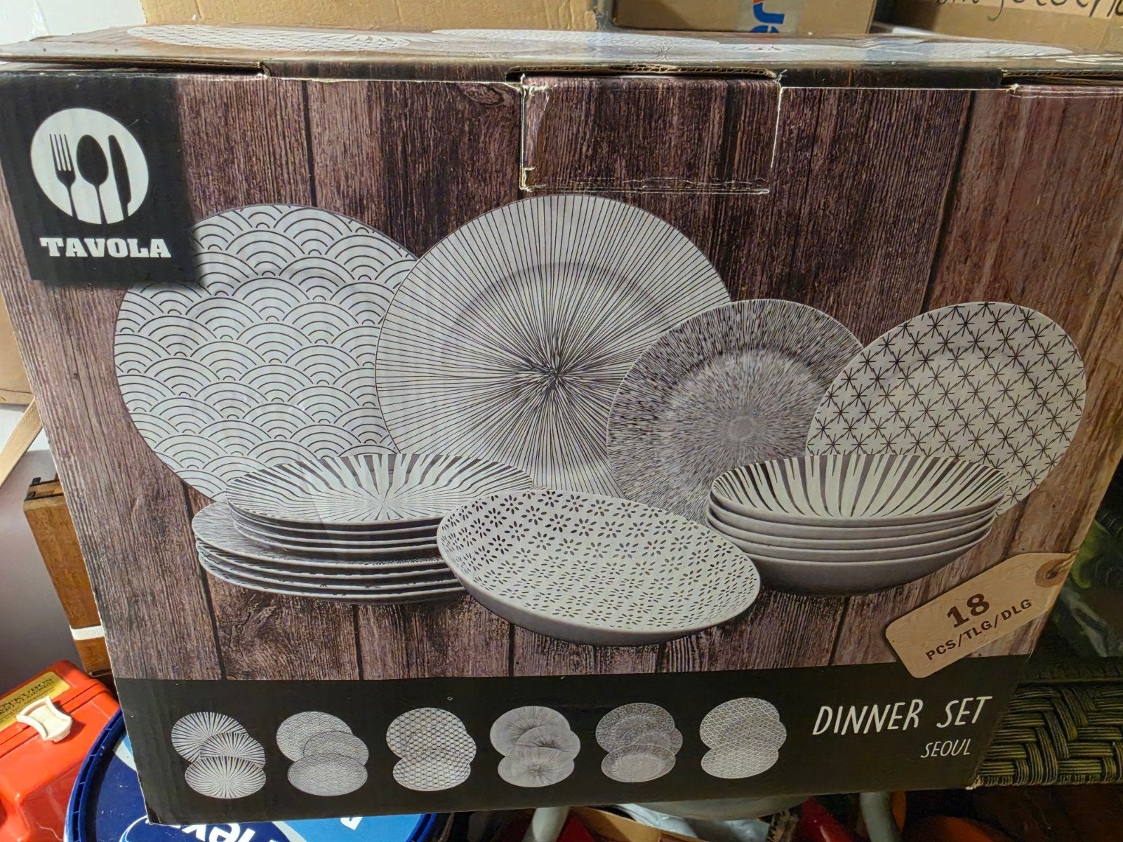 borden set, Ophalen, Nieuw, Bord(en)