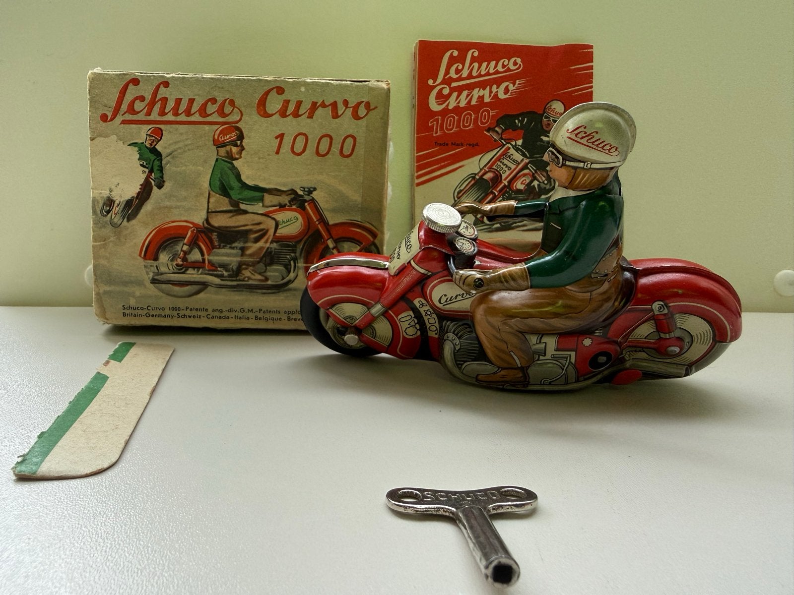 Schuco Curvo 1000 Motorfiets US Zone, Ophalen of Verzenden