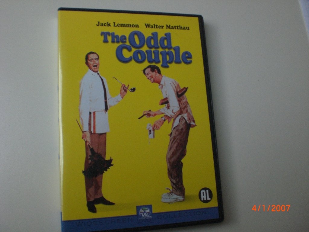 dvd The Odd Couple Jack Lemmon Walter Matthau, 1960 tot 1980, Alle leeftijden, Ophalen of Verzenden, Zo goed als nieuw