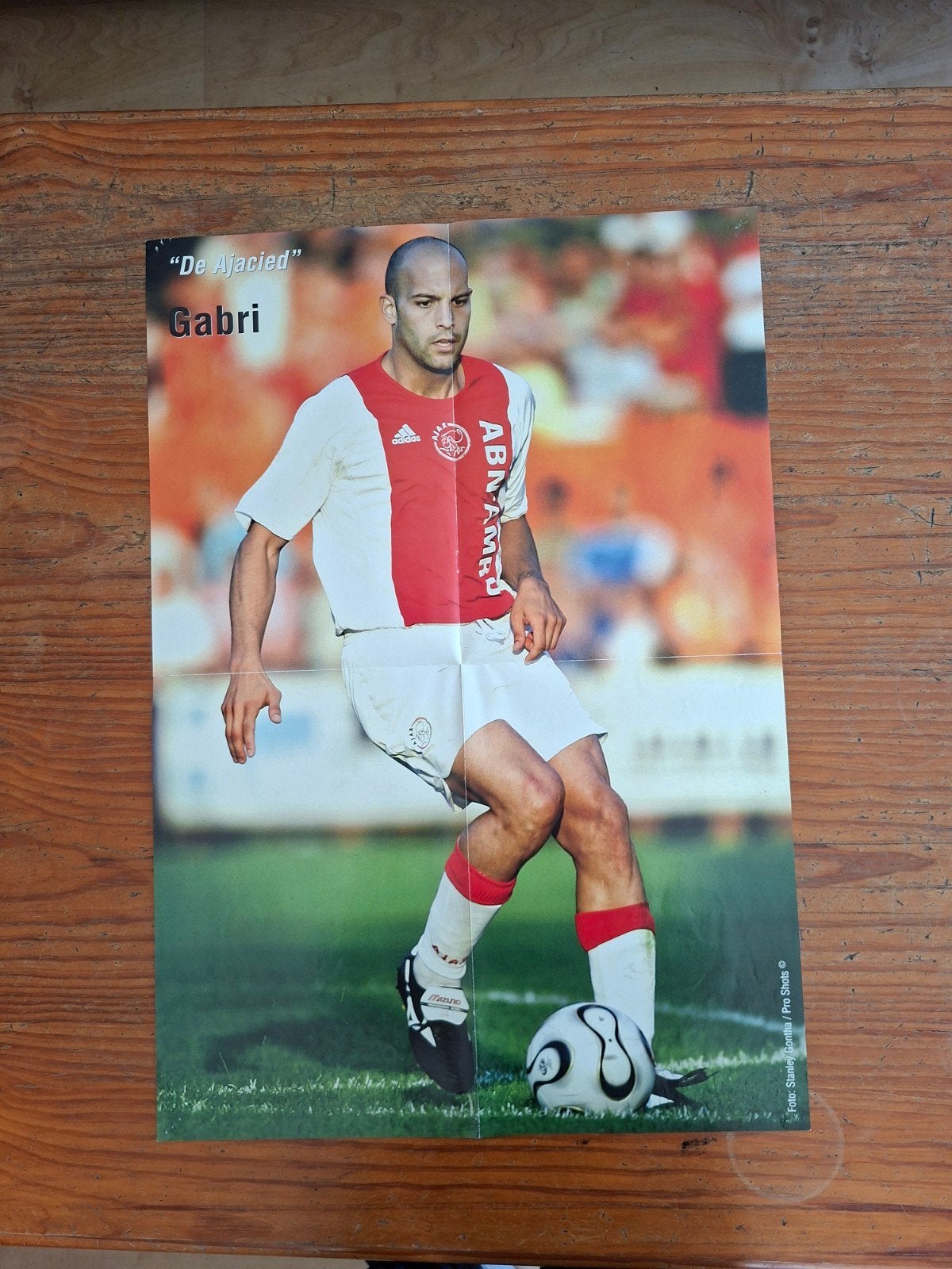 Poster Gabri (Ajax), Ophalen of Verzenden, Zo goed als nieuw, Ajax, Poster, Plaatje of Sticker