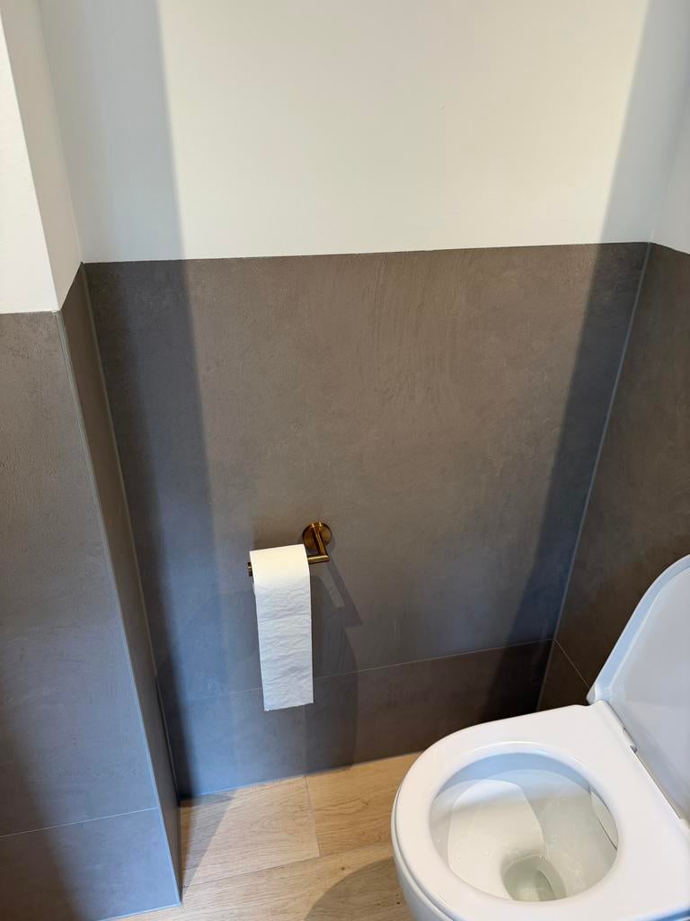Gratis af te halen 9x Nieuwe 90x90 taupe kleur tegels, Ophalen, 60 cm of meer, Keramiek, Nieuw