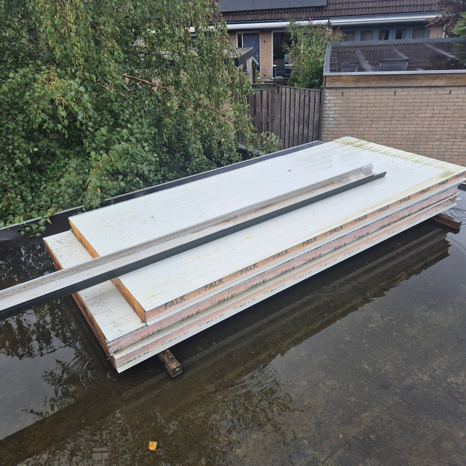 Falk dakpanelen/sandwichpanelen - diverse maten, Ophalen, Gebruikt, Overige kleuren, Overige typen