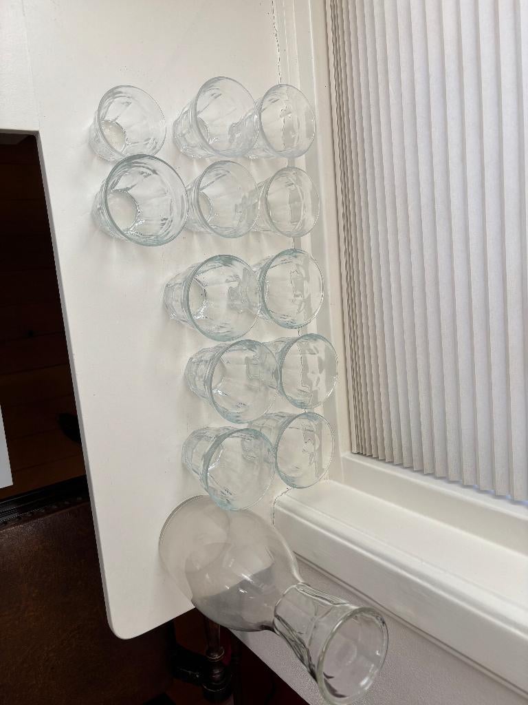 Duralex glazen en karaf, Huis en Inrichting, Keuken | Servies, Ophalen, Glas, Overige stijlen, Glas of Glazen