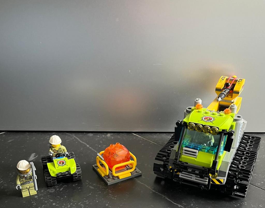 Lego City Vulkaan Crawler #60122, Ophalen of Verzenden, Zo goed als nieuw