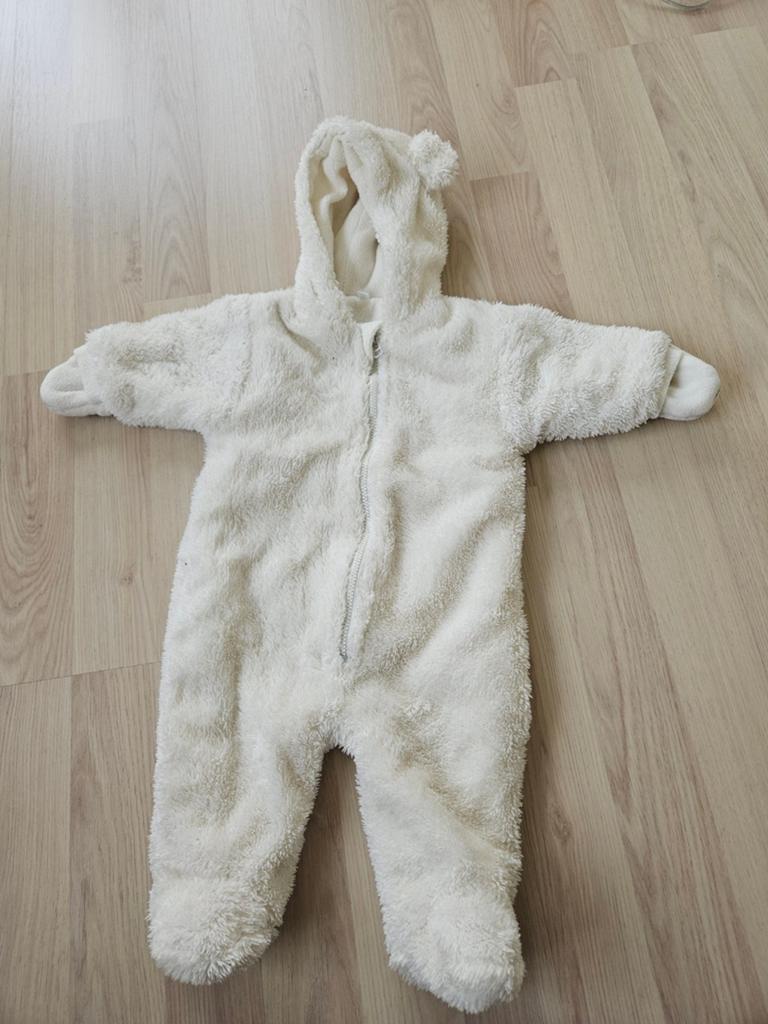 Zacht Witte Boxpakje voor Baby - Maat 56, Ophalen, Gebruikt, Onbekend, Jongetje of Meisje