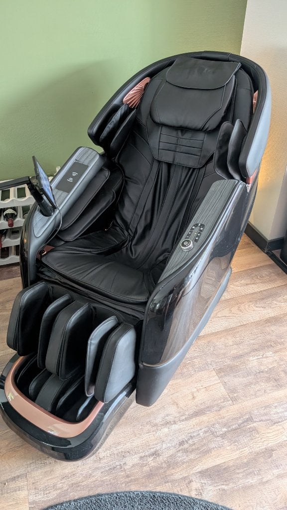 Luxe Massagestoel GALILEO SL-Track 3D Zero Gravity Full Body, Ophalen, Leer, Zo goed als nieuw, 75 tot 100 cm