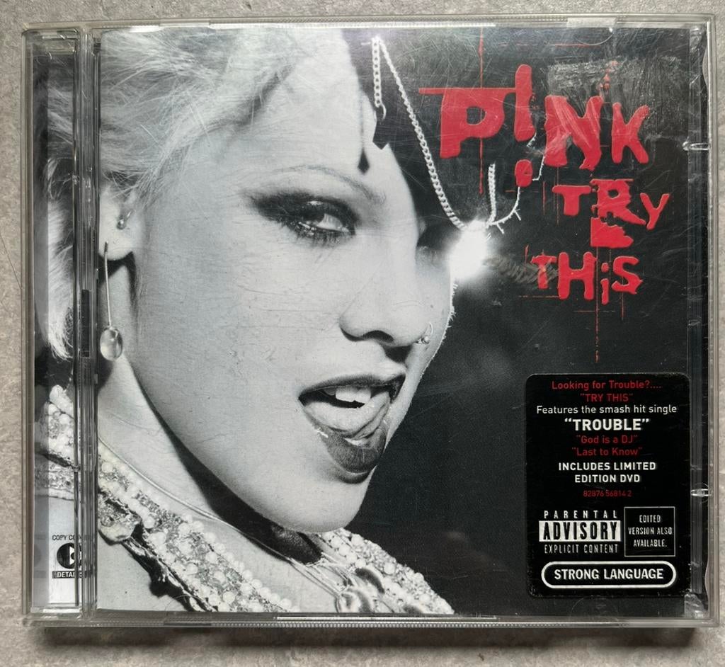 Pink - Try This (cd + dvd poprock), Cd's en Dvd's, Cd's | Rock, Zo goed als nieuw, Poprock, Ophalen of Verzenden