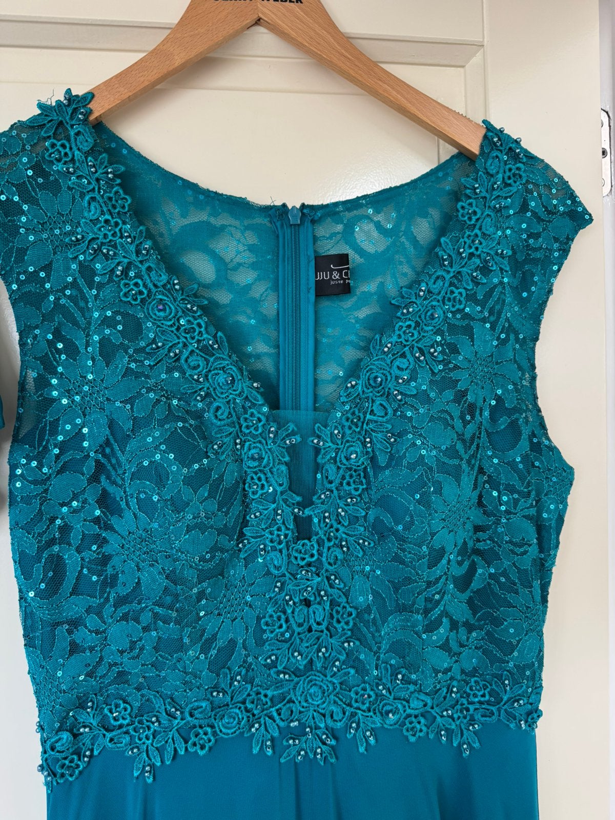 Gala/ koninginnen jurk, Kleding | Dames, Tops, Ophalen, Maat 42/44 (L), Zo goed als nieuw, Korte mouw