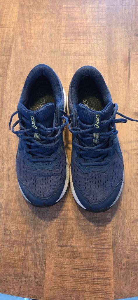 Asics hardloopschoenen - Maat 43,5, Ophalen of Verzenden, Gedragen, Blauw