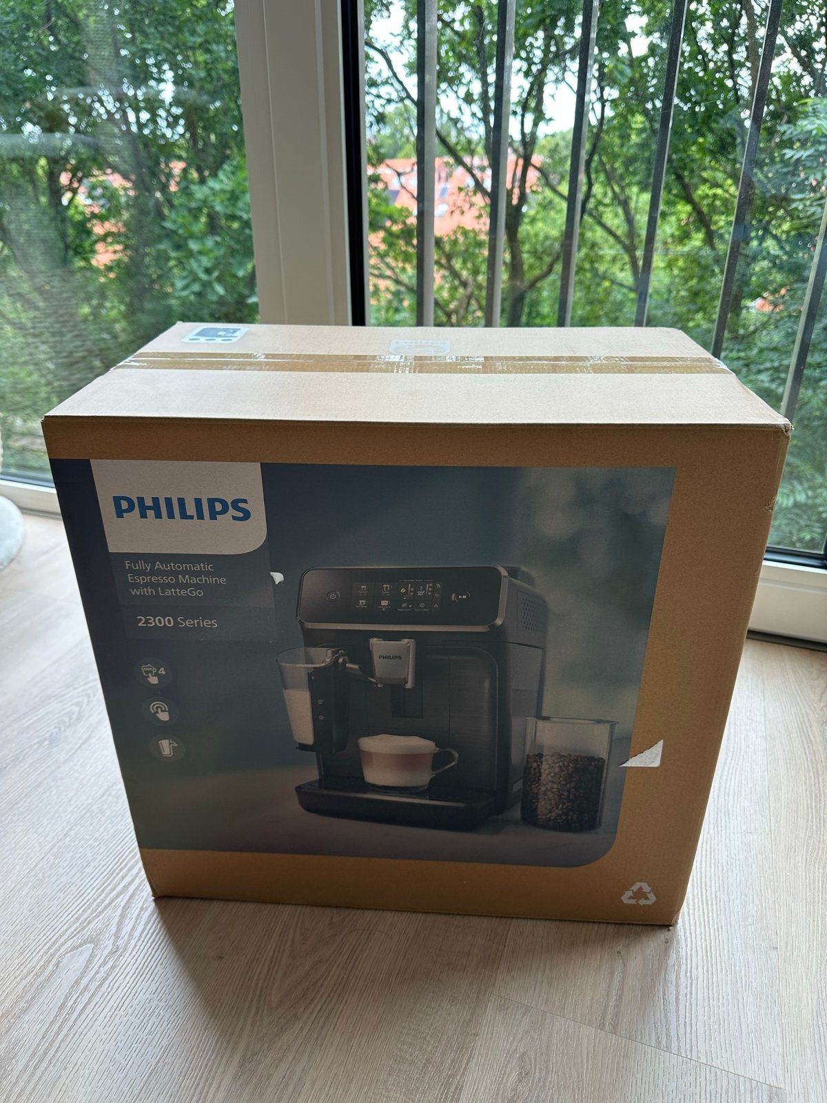 Philips 2300 Serie Volautomatische Espressomachine, Ophalen, Nieuw, Espresso apparaat, Koffiebonen
