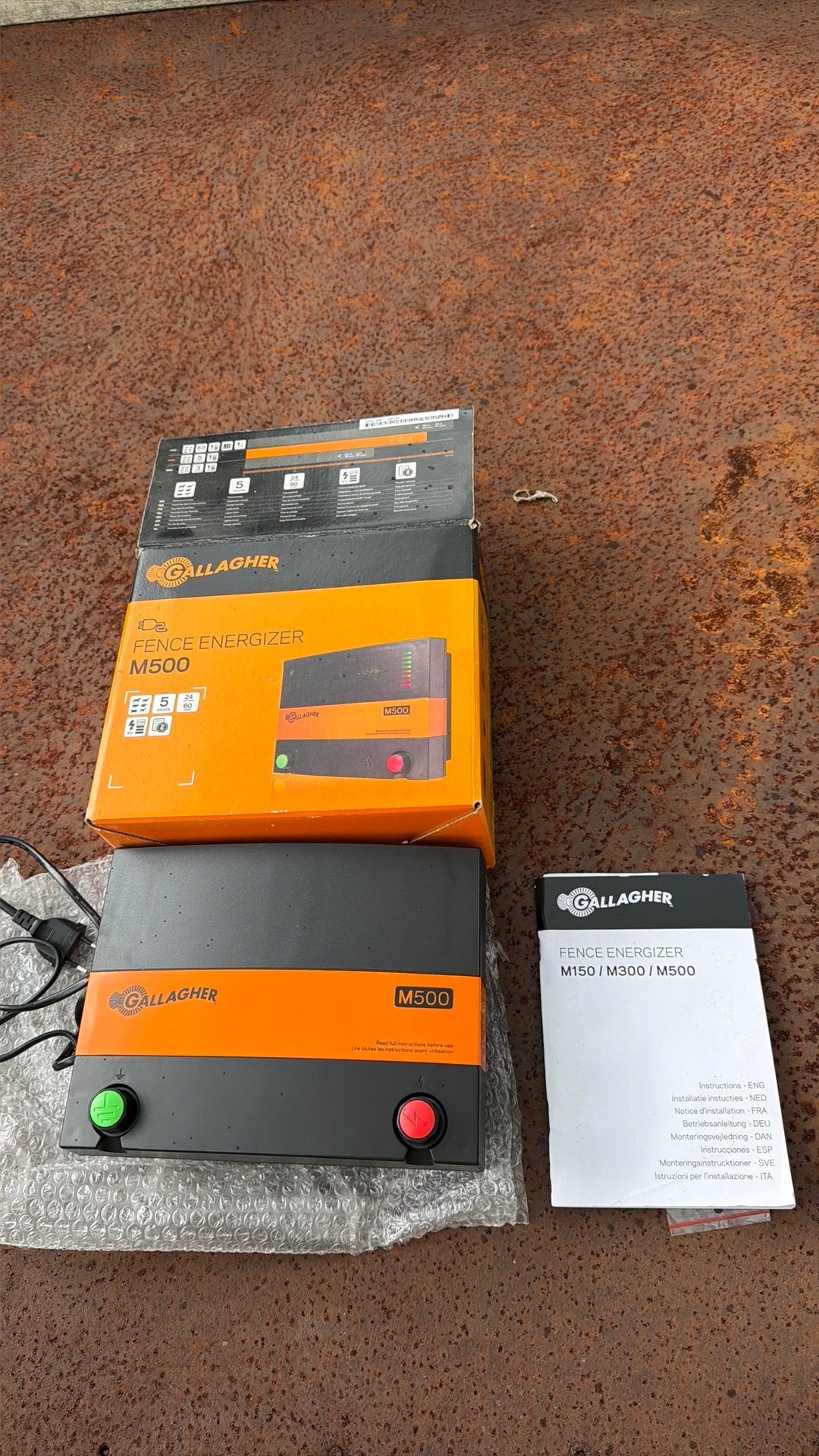 Gallagher Fence Energizer M500 (schrikdraad app.)NIEUW