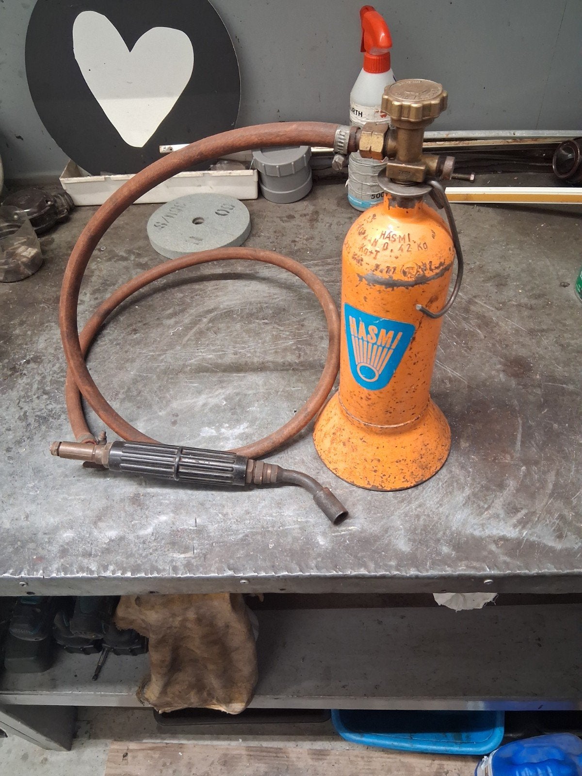 Gasbrander/ soldeerbrander., Ophalen, Gebruikt