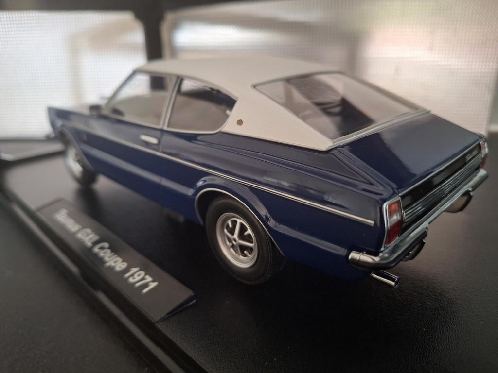 Ford Taunus GLX Coupe 1971 Schaal 1:18, Overige merken, Auto, K&K, Ophalen of Verzenden