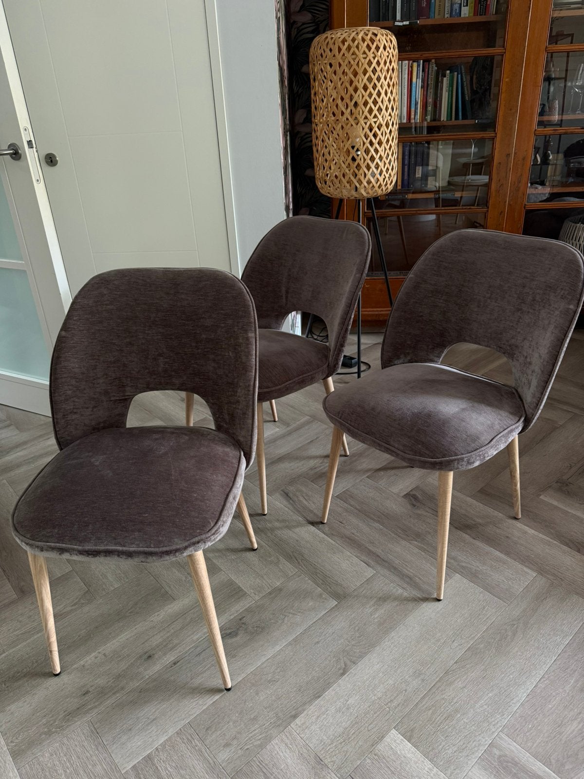 stoelen van riviera maison, Ophalen, Zo goed als nieuw, Grijs, Twee