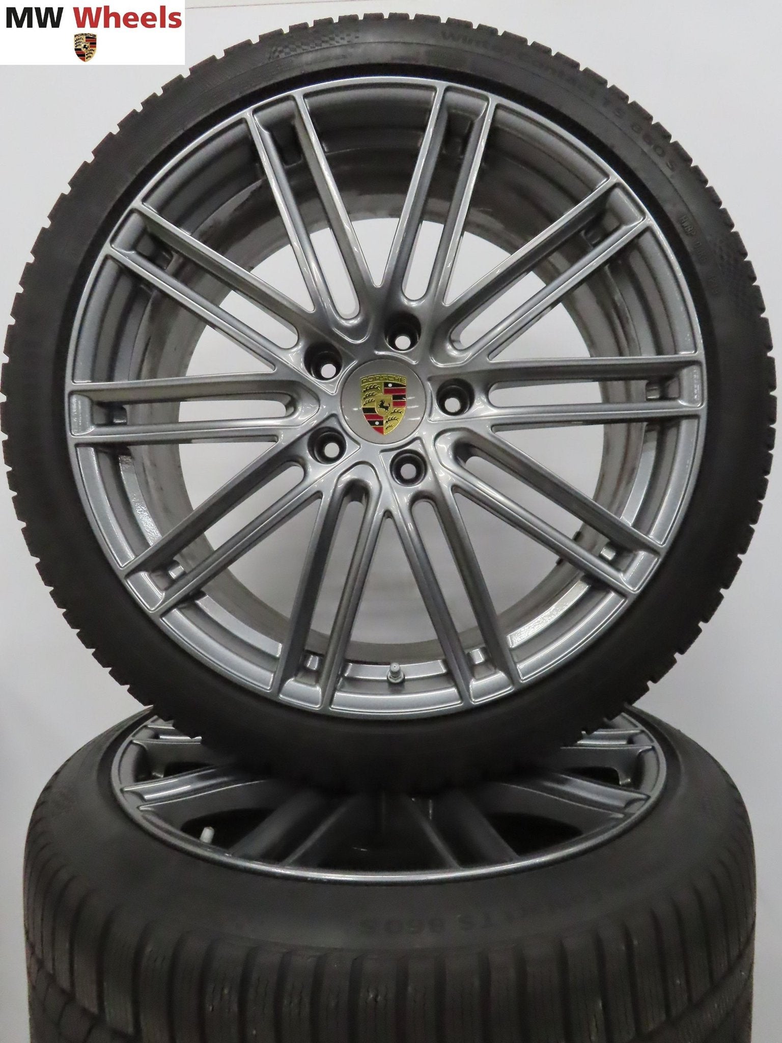 Originele Porsche Panamera 21 inch Turbo velgen winterbanden, Auto-onderdelen, Banden en Velgen, Gebruikt, -, 275 mm, -