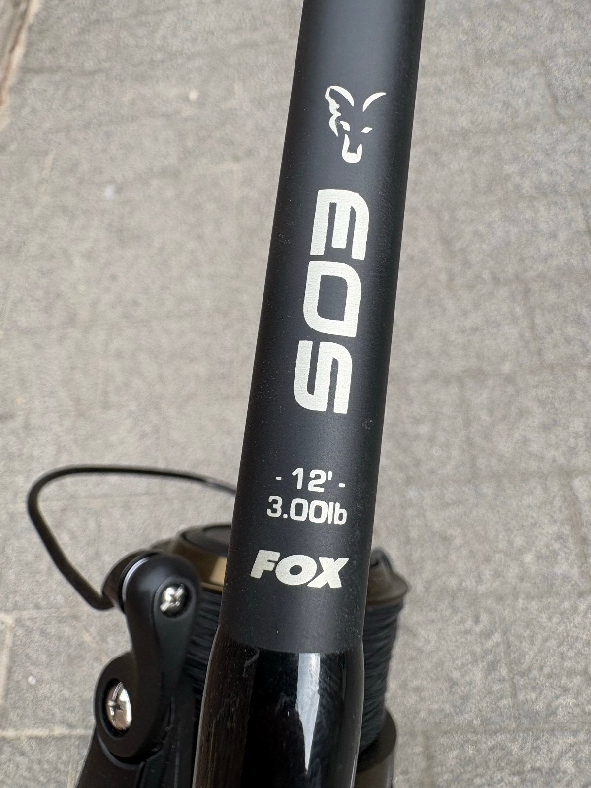 Hengel met molen 3.60m - Fox EOS 12ft 3.00lb & Sonik VaderX, Ophalen of Verzenden, Zo goed als nieuw, Complete hengel