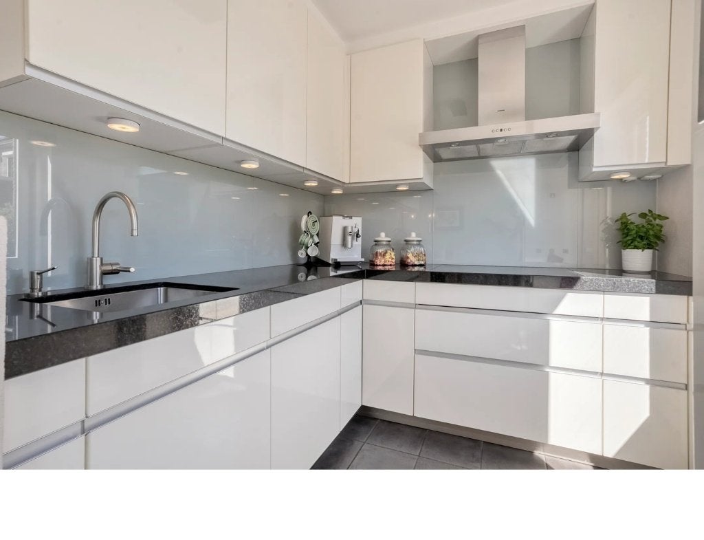 Tweedehands keuken, Huis en Inrichting, Ophalen, Gebruikt, Wit, Hoekkeuken