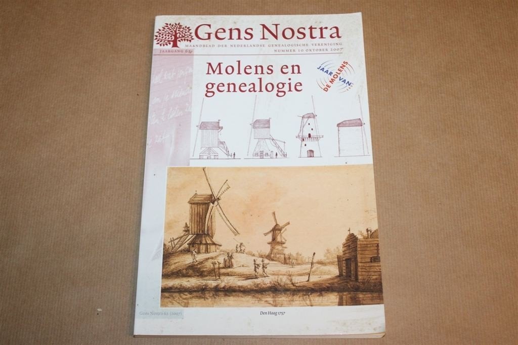 Molens en Genealogie — Molenaarsfamilies, Gens Nostra 2007, Verzenden, Gelezen