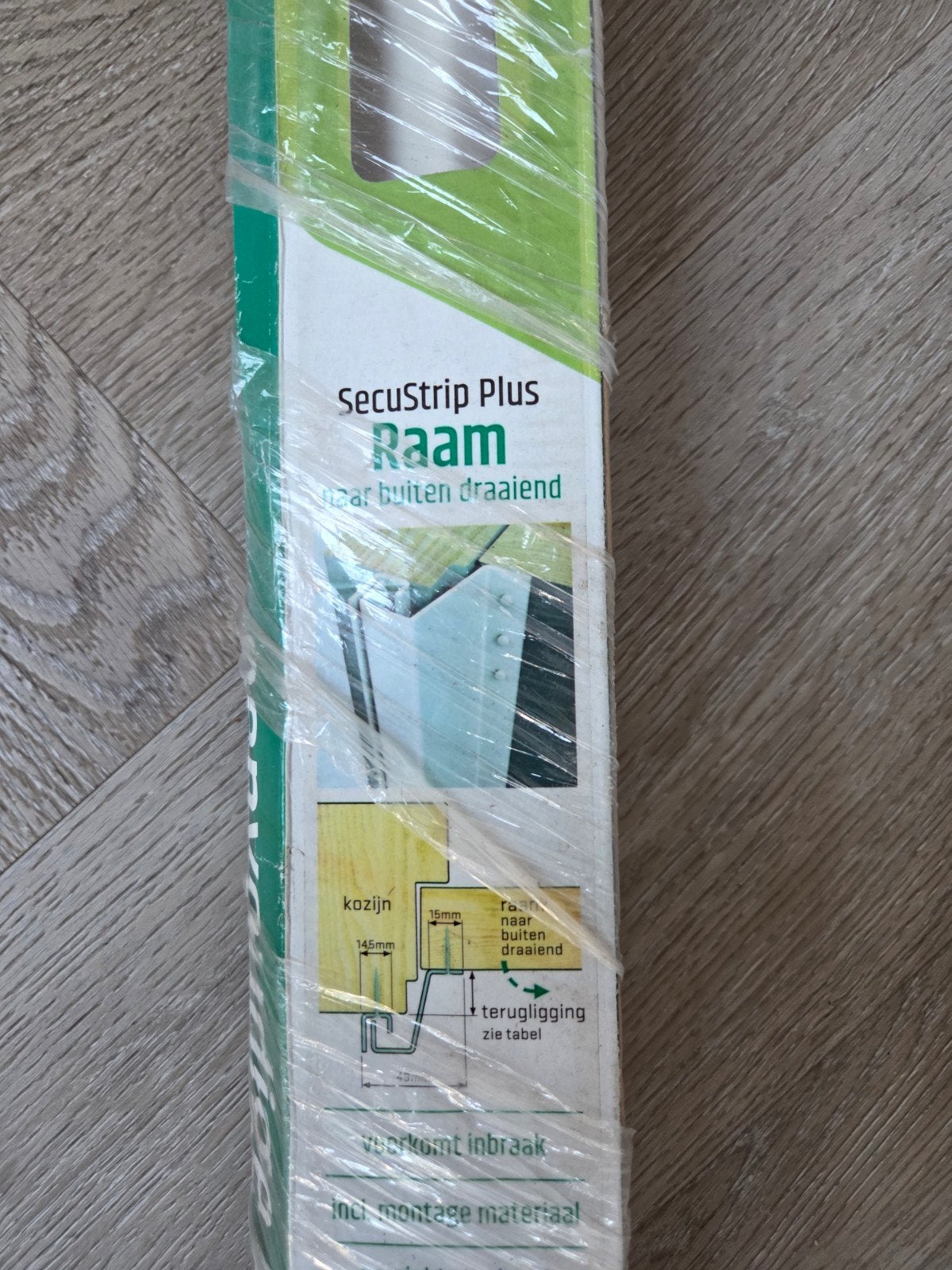 SecuStrip Plus Anti-inbraakstrip buitendraaiend, Doe-het-zelf en Verbouw, Ophalen, Gevelraam of Ruit, Minder dan 80 cm, 120 tot 160 cm