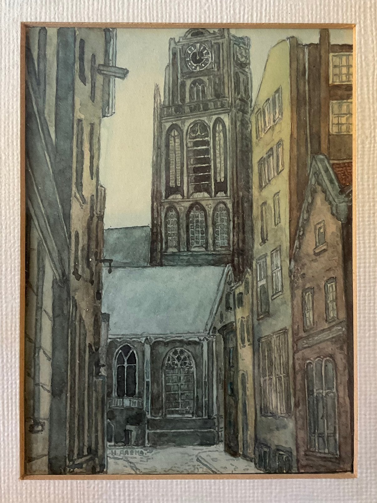 Afbeelding Laurenskerk Rotterdam, Antiek en Kunst, Ophalen of Verzenden