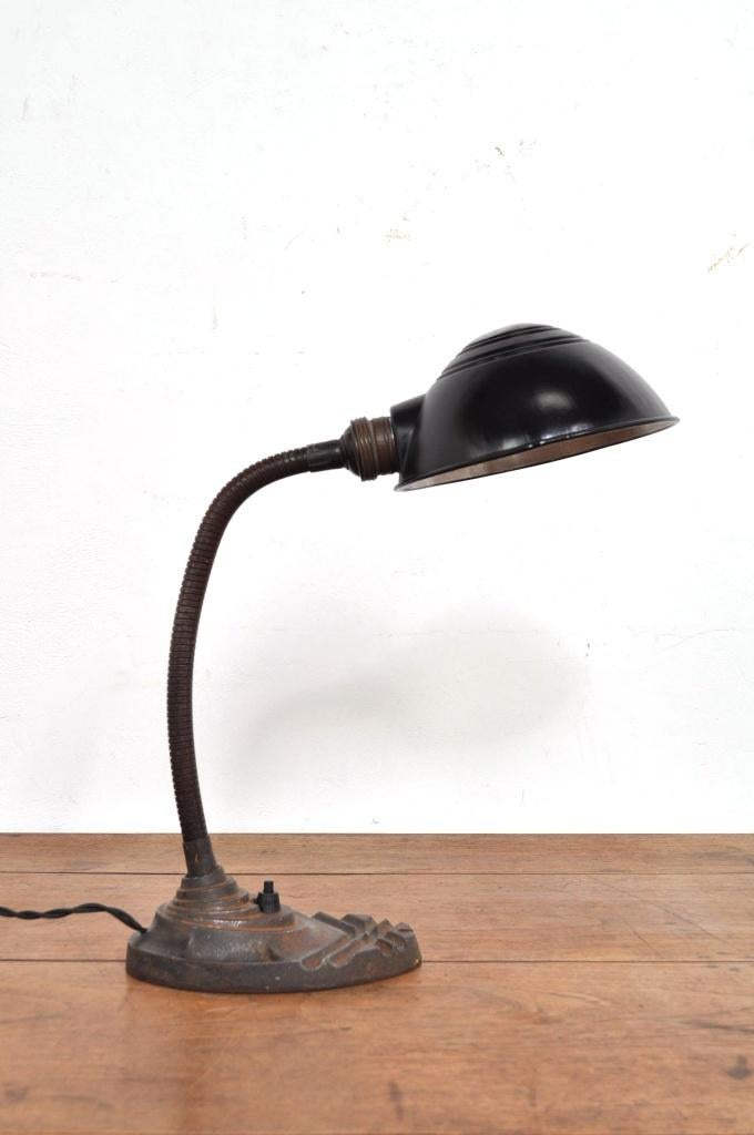 Antieke bureaulamp tafellamp Erpe lamp jaren 20, Ophalen of Verzenden, Gebruikt