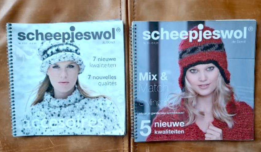 2 x Breiboek scheepjeswol: met mooie trendy accesoires enz, Ophalen, Zo goed als nieuw, Breien of Haken, Patroon of Boek