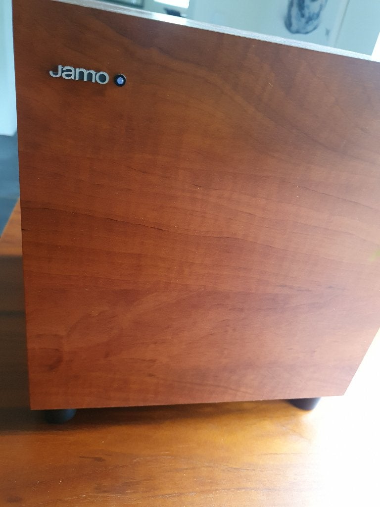 Jamo Actieve Subwoofer + Onkyo Receiver, Audio, Tv en Foto, Luidsprekers, 150 watt of meer, Subwoofer, Nieuw, Ophalen of Verzenden